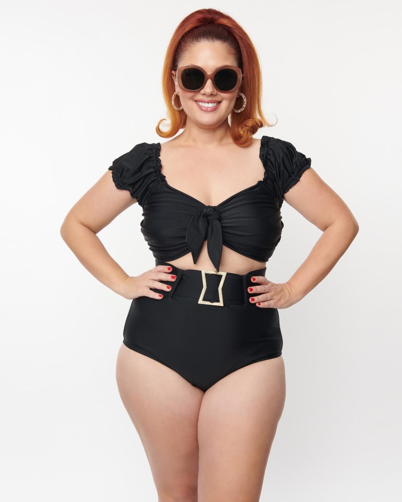 Unique vintage on sale high waisted bikini